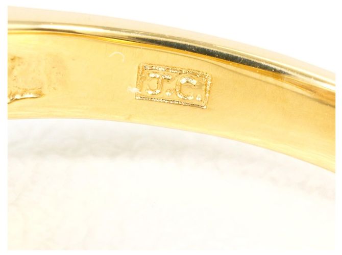 Autre Marque Anillo alianza en oro amarillo 18K con turquesa y diamante Dorado - vista 6