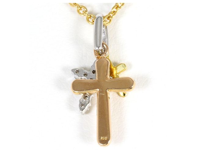 Autre Marque Collar de oro 18K con diamante Dorado - vista 3