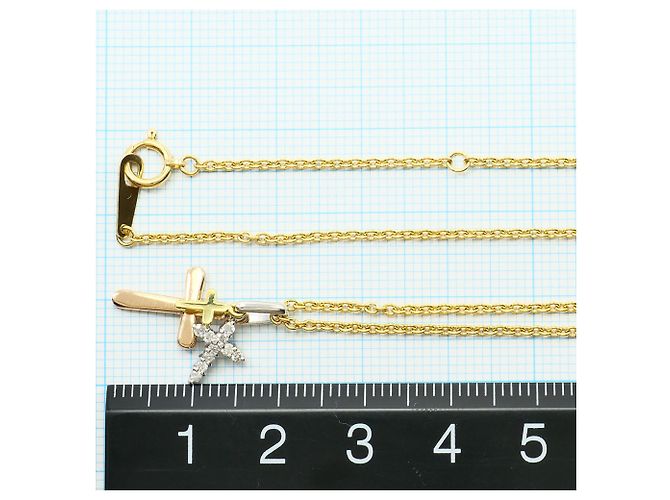 Autre Marque Collar de oro 18K con diamante Dorado - vista 5
