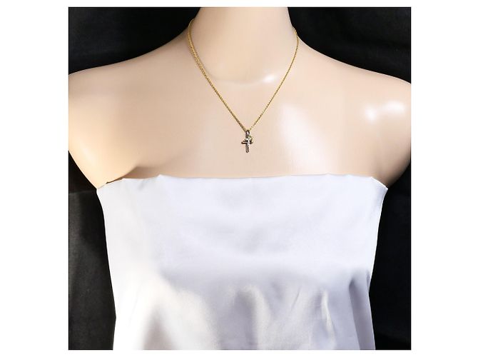 Autre Marque Collar de oro 18K con diamante Dorado - vista 6