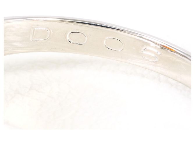 Autre Marque Anello in platino PT900 con opale di fuoco e diamante - vista 6