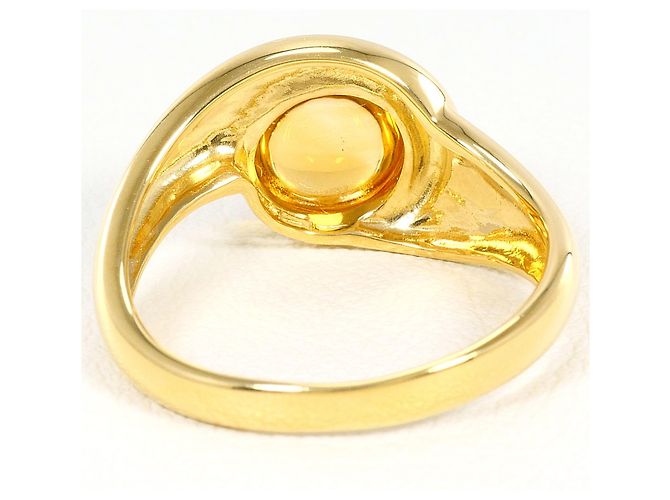 Autre Marque Anello fede in oro giallo 18K e citrino D'oro - vista 4