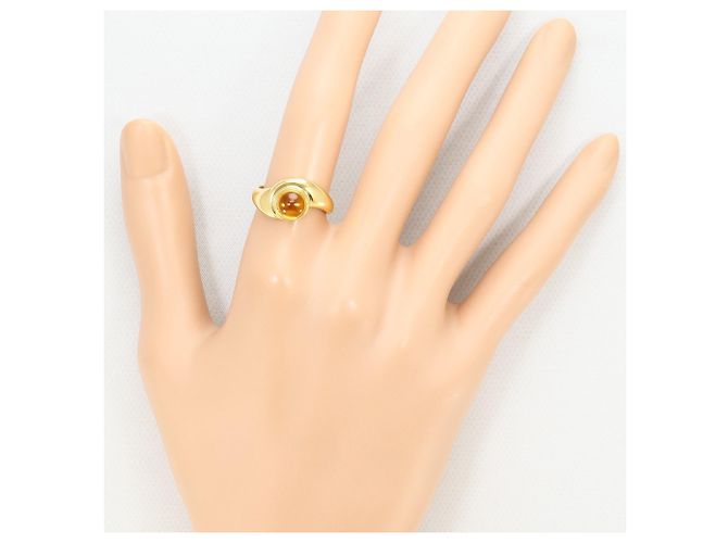 Autre Marque Anello fede in oro giallo 18K e citrino D'oro - vista 7