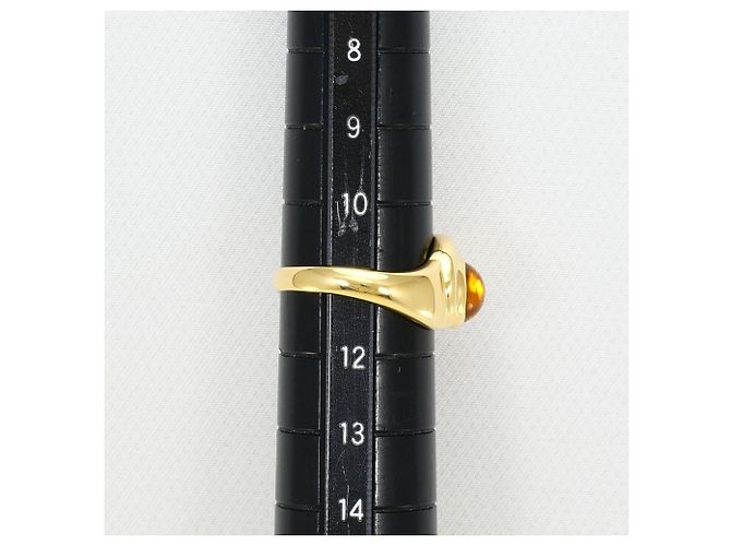 Autre Marque Anello fede in oro giallo 18K e citrino D'oro - vista 8