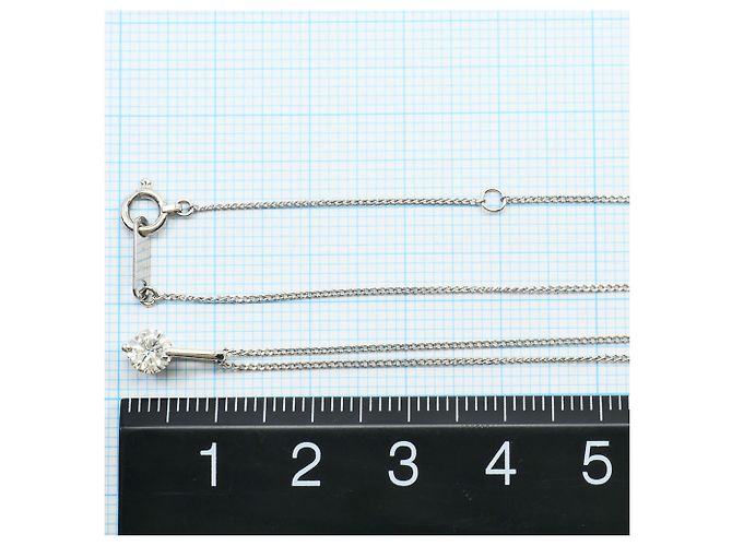 Autre Marque Collana in platino PT900 con diamante - vista 5