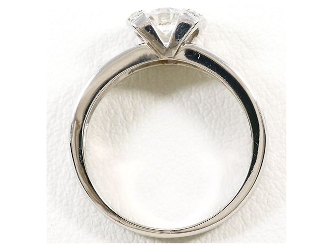 Autre Marque Anello fede in platino PT900 con diamante - vista 3