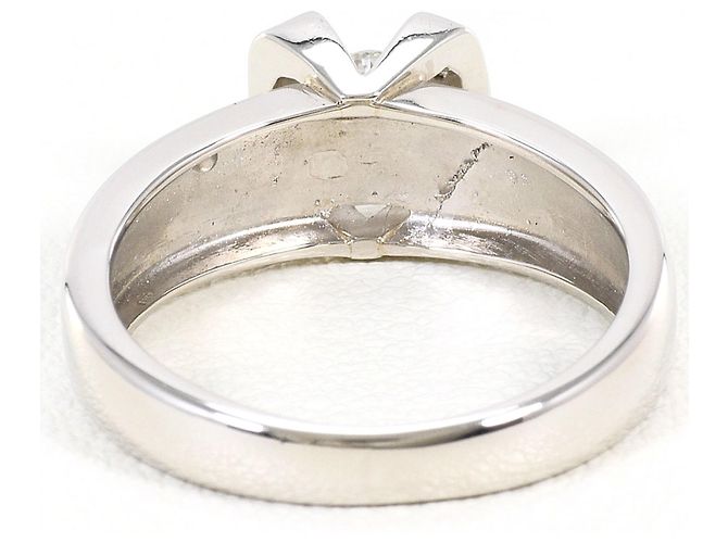 Autre Marque Anello fede in platino PT900 con diamante - vista 4