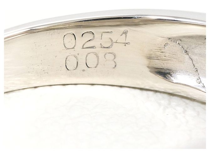 Autre Marque Anello fede in platino PT900 con diamante - vista 6