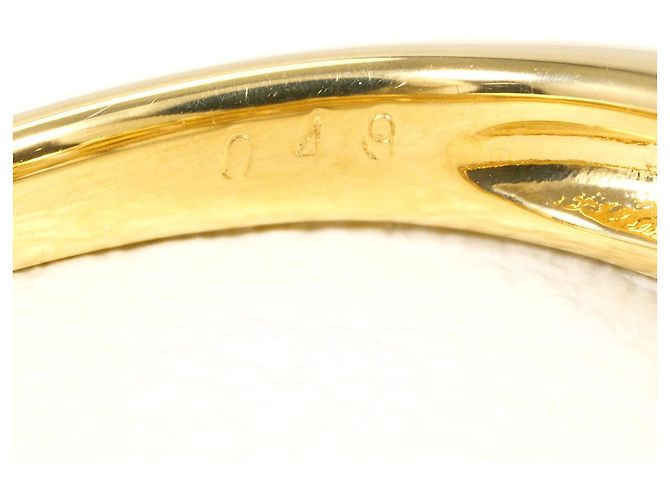 Autre Marque Anillo alianza en oro amarillo 18K con diamante Dorado - vista 6