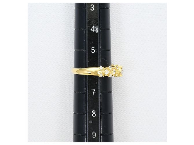 Autre Marque Anillo alianza en oro amarillo 18K con diamante Dorado - vista 8