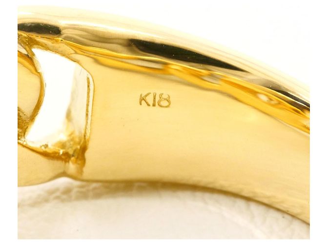 Autre Marque 18K Yellow Gold Band Ring with 1.25ct Diamond Golden - view 5