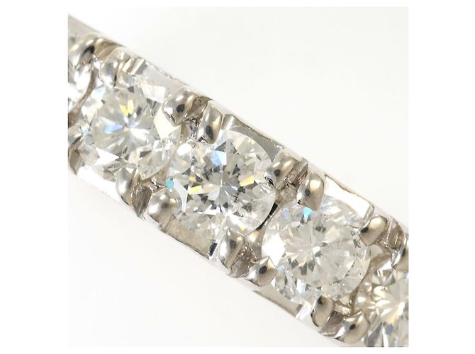 Autre Marque Platin-Ehering mit Diamant - Ansicht 2