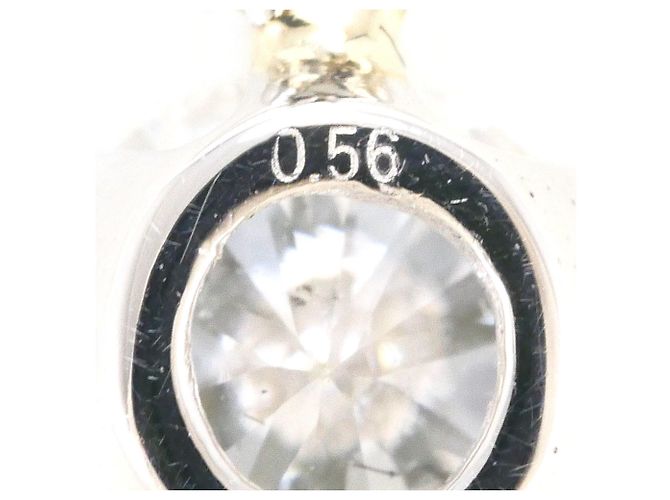 Autre Marque Platin-Halskette mit Diamant - Ansicht 4