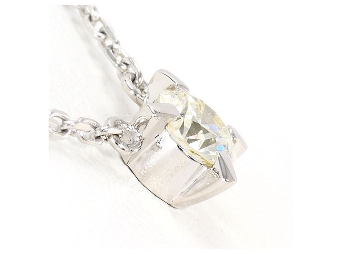 Autre Marque Collana in platino PT850 con diamante giallo - vista 2