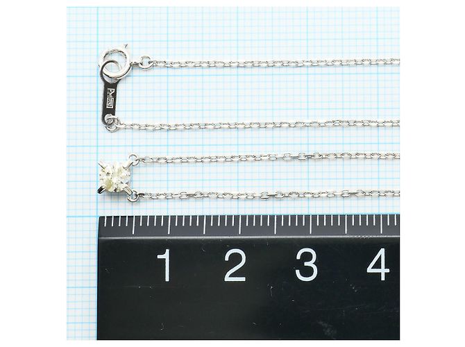 Autre Marque Collana in platino PT850 con diamante giallo - vista 5