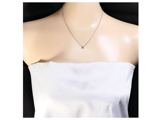 Autre Marque Collana in platino PT850 con diamante giallo - vista 6