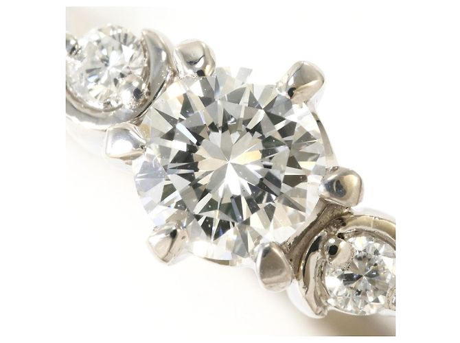 Autre Marque Platinum Diamond Band Ring - view 2