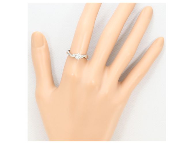 Autre Marque Platinum Diamond Band Ring - view 7