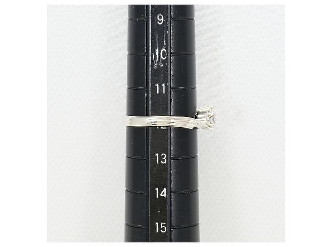 Autre Marque Platinum Diamond Band Ring - view 8