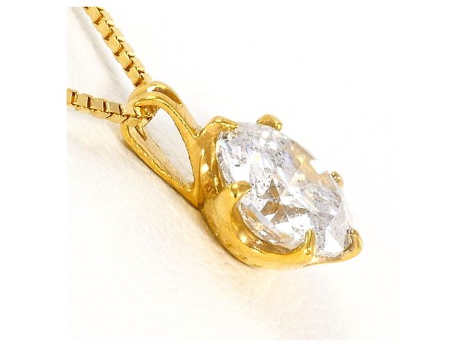 Autre Marque Collana in oro giallo 18K/24K con diamante D'oro - vista 2