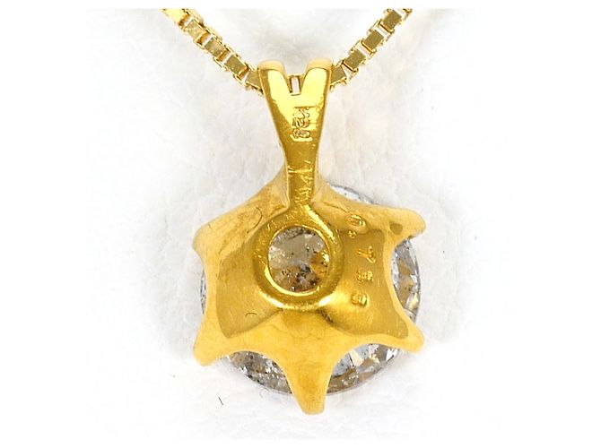 Autre Marque Collana in oro giallo 18K/24K con diamante D'oro - vista 3
