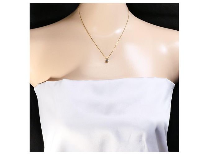 Autre Marque Collana in oro giallo 18K/24K con diamante D'oro - vista 6