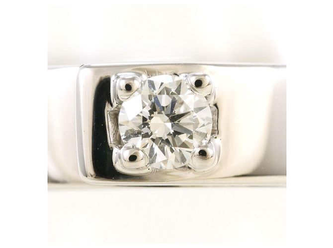 Autre Marque Anello a fascia in oro 18K con diamante D'oro - vista 2