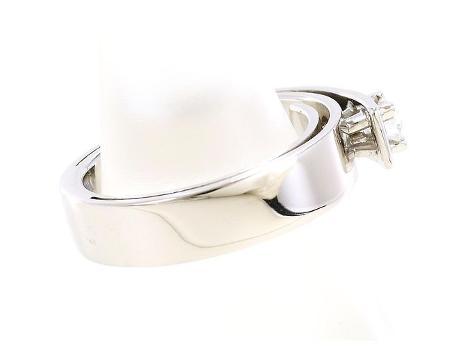 Autre Marque Anello a fascia in oro 18K con diamante D'oro - vista 3