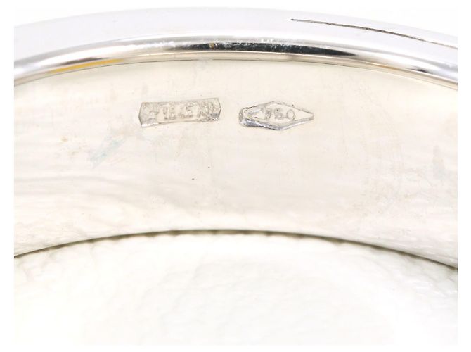 Autre Marque Anello a fascia in oro 18K con diamante D'oro - vista 6