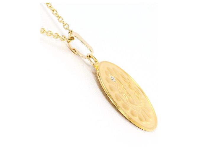 Autre Marque Halskette aus 18K Gelbgold mit Diamant Golden - Ansicht 2