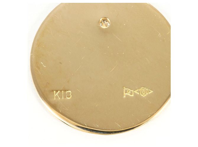 Autre Marque Halskette aus 18K Gelbgold mit Diamant Golden - Ansicht 4