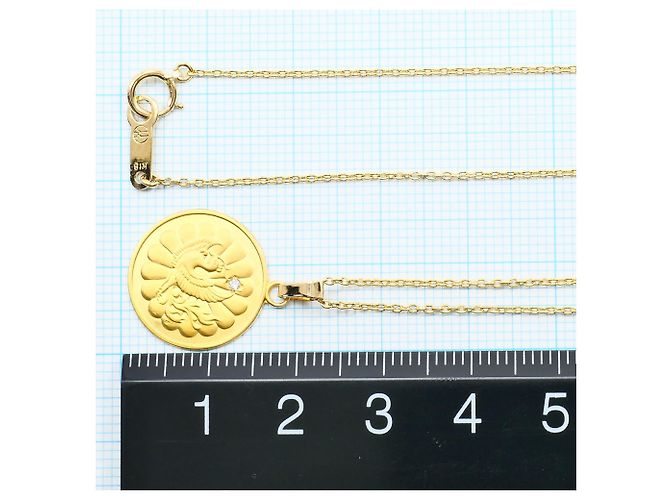 Autre Marque Halskette aus 18K Gelbgold mit Diamant Golden - Ansicht 5