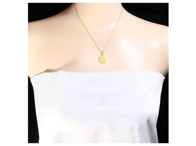 Autre Marque Halskette aus 18K Gelbgold mit Diamant Golden - Ansicht 7