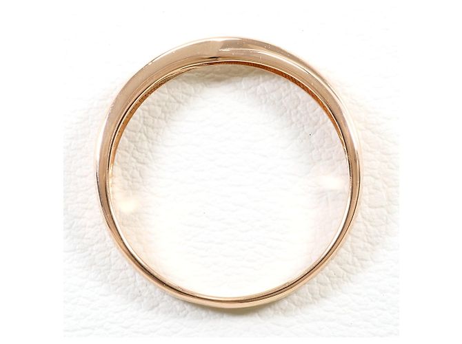 Autre Marque Ehering aus 14K Roségold mit Diamant Golden - Ansicht 2