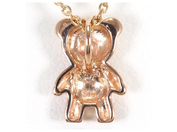 Autre Marque Collana in oro rosa 10K con diamante D'oro - vista 3