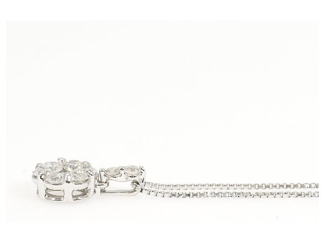 Autre Marque Halskette aus 18K Weißgold und Diamanten Golden - Ansicht 2