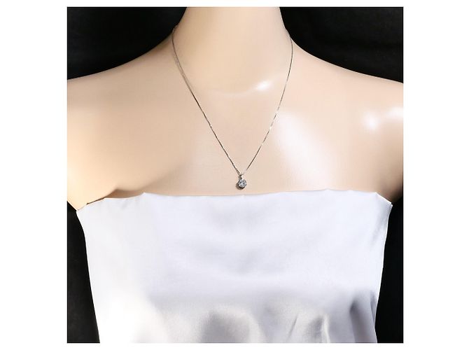 Autre Marque Halskette aus 18K Weißgold und Diamanten Golden - Ansicht 6