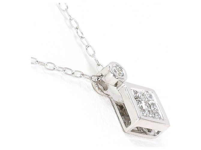 Autre Marque Halskette aus 18K Weißgold und Diamanten Golden - Ansicht 2