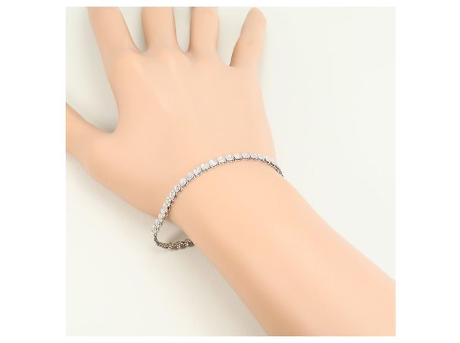 Autre Marque Bracelet charm élégant en or blanc 18K Doré - vue 5