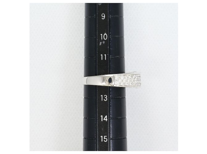 Autre Marque Ehering aus 18K Weißgold mit Diamant Golden - Ansicht 8