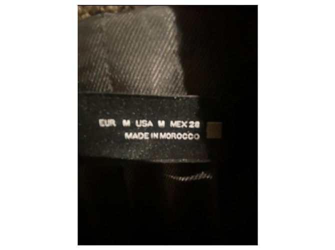 Abrigo Zara de Corte Estructurado Marrón Caqui Castaño - vista 9