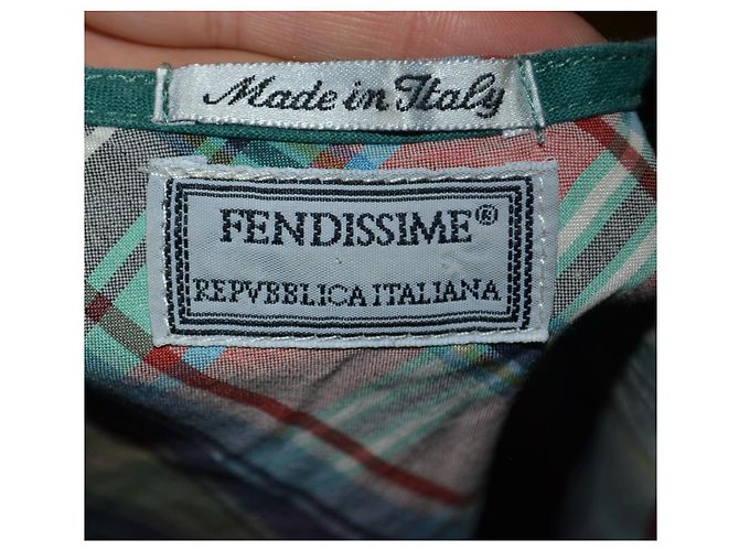 Fendi Fendissime kariertes Minikleid Mehrfarben - Ansicht 5
