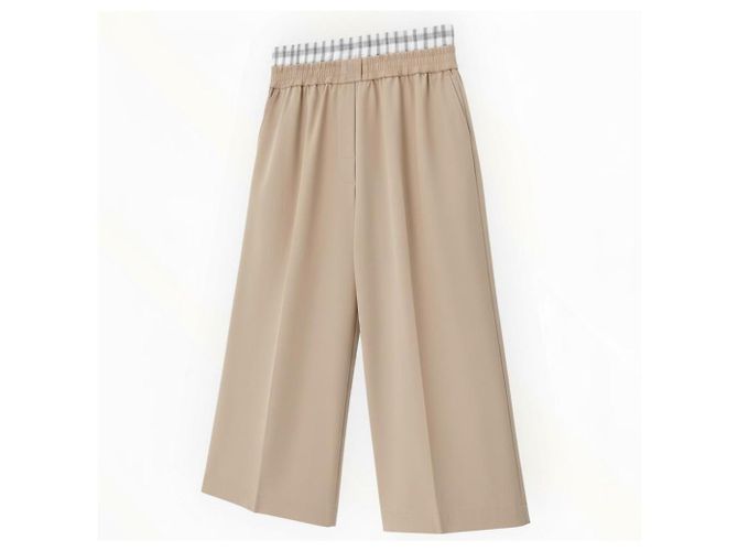 Loewe Beige Cotton Wide-Leg Trousers - view 8