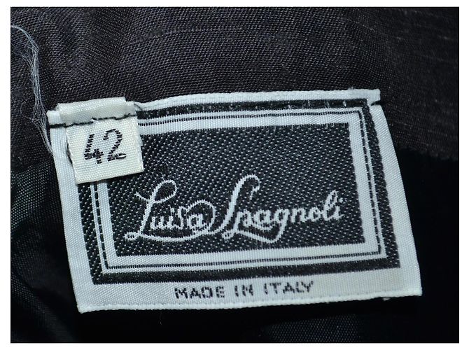 Luisa Spagnoli trägerloses Abendkleid Schwarz Weiß - Ansicht 5