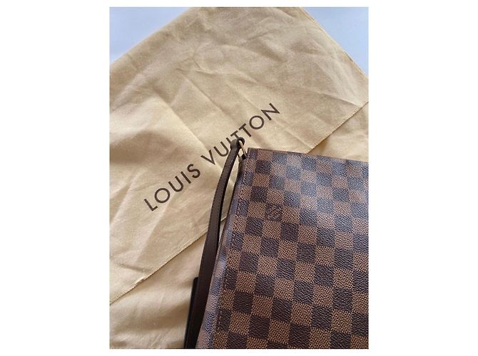 Louis Vuitton Damier Ebene Musette Schultertasche Braun - Ansicht 15