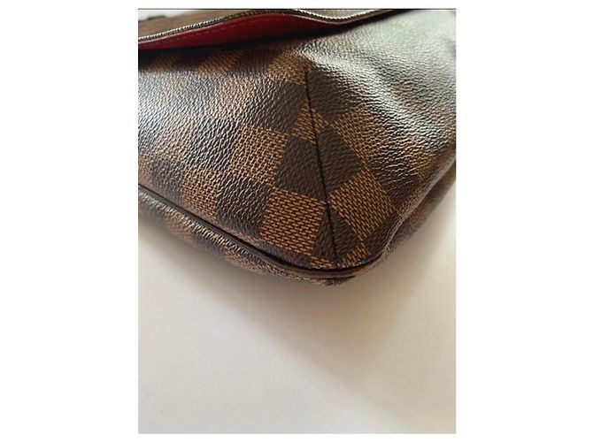 Louis Vuitton Damier Ebene Musette Schultertasche Braun - Ansicht 17