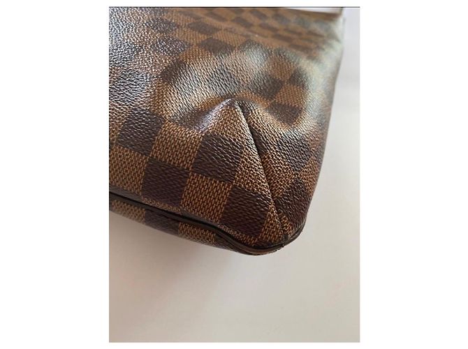 Louis Vuitton Damier Ebene Musette Schultertasche Braun - Ansicht 18