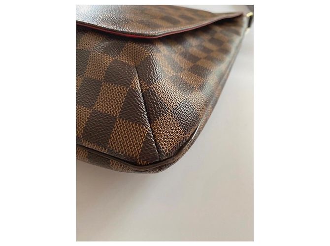 Louis Vuitton Damier Ebene Musette Schultertasche Braun - Ansicht 3