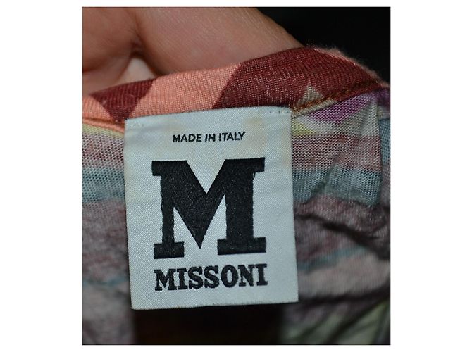 Missoni Zig-Zag Pattern Mini Dress Brown Black Pink Red Multiple colors Green Yellow - view 5