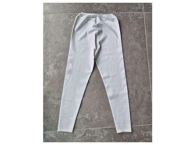 Leggings Alaïa Les Éditions de malla de encaje blanca Blanco - vista 7